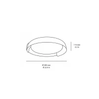 Kundalini Dala led ceiling lamp
