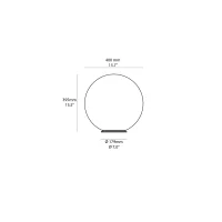 Linea Light Sphere diffusore per lampada led Rolling Sky