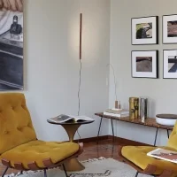 Oluce Ilo led up and down floor lamp