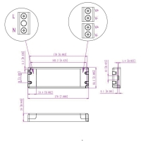 Alimentatore 12V 60W dimmerabile Triac taglio di fase 0-10V (5in1)