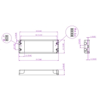 Alimentatore 24V 60W dimmerabile Triac taglio di fase 0-10V (5in1)