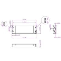 Alimentatore 24V 60W dimmerabile Triac taglio di fase 0-10V (5in1)
