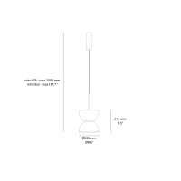 Maytoni Kyoto suspension lamp