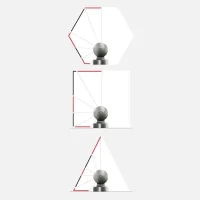 iGuzzini Trick em lamp blade effect 360°