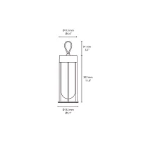 Flos In Vitro Unplugged lampada a batteria