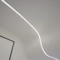 Lampo Folding curved Profile Kit Aluminum Cut Of Light 2M