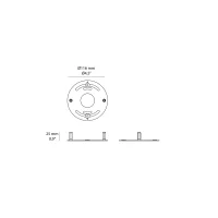 IGuzzini Piastra per l'installazione di Trick em