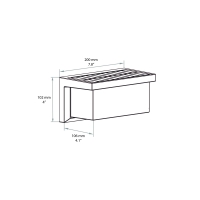 Lampo Applique Solar Led lampada solare