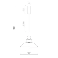Maytoni Bangkok suspension lamp Maytoni Bangkok suspension lamp