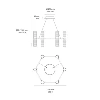 Artemide Zephyr R led suspension lamp