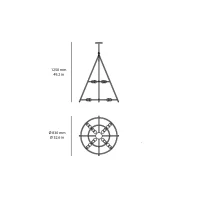 Artemide El Poris led chandelier