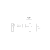 Estiluz Tik outdoor led wall light