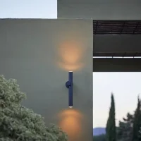 Estiluz Tik bi-emission led wall lamp for outdoor use