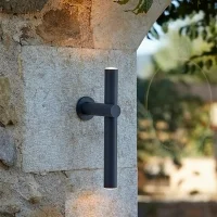 Estiluz Tik bi-emission led wall lamp for outdoor use