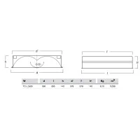 Metalmek 2G11 9121F 2x55W Lampada da Incasso Soffitto 60X60