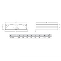 Metalmek 2G11 9121F 2x55W Recessed Ceiling Lamp 60X60