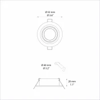 Beneito Faure One Adjustable Downlight