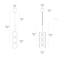 Vivida Madame suspension lamp