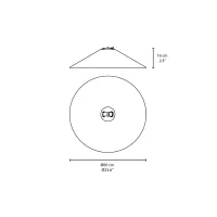 Vibia Cone diffusore per sistema Plusminus