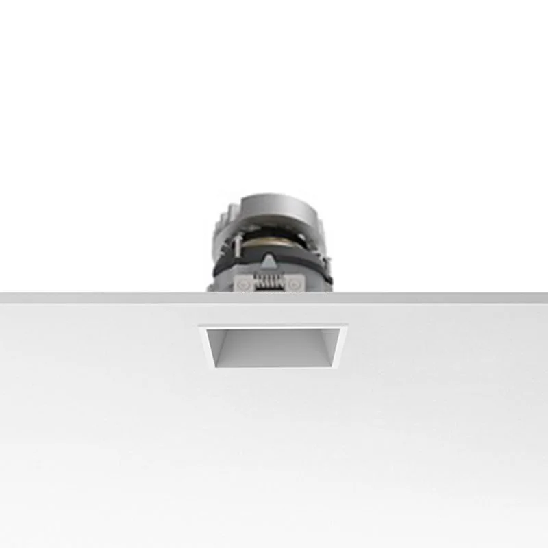 Flos Easy Kap 80 LED Adjustable Square Recessed Ceiling Flos Easy Kap 80 LED Adjustable Square Recessed Ceiling
