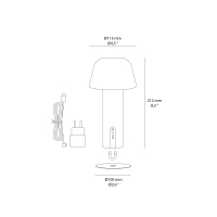 PAN Seal portable battery-powered lamp ip54