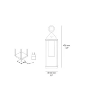 PAN Jasper lampada portatile a batteria ip54