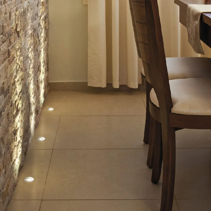 ChiliTec Lampada Da Incasso A Pavimento 12x12 Cm IP65 Resistente Ai Carichi 2000kg Con 2 Attacchi GX53
