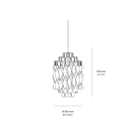 Verpan Spiral Mini lampada a sospensione led