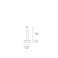 Fontana Arte Oort outdoor led floor lamp