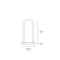 Fontana Arte Oort led floor lamp for outdoors