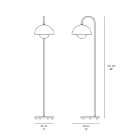 &Tradition Flowerpot VP12 floor lamp