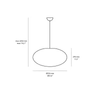 Linea Light Oh! Smash ip65 suspension lamp