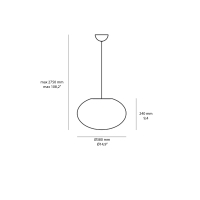 Linea Light Oh! Smash lampada a sospensione ip65