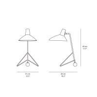 &Tradition Tripod HM9 lampada da tavolo