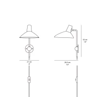 &Tradition Tripod HM12 wall lamp &Tradition Tripod HM12 wall lamp