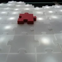Slide Puzzle floor lamp