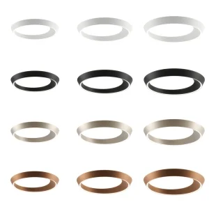 Lodes Tidal oval LED ceiling circular lamp