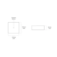 Novantadieci 9010 Miniled Flat led ceiling spotlight