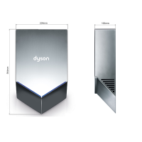 Dyson Airblade V Asciugamani A Parete silenzioso Igienico