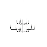 Luceplan J-US lampadario led Nero 1 H54
