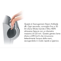 Dyson Airblade db Hands Dryers Quick Hygienic Wall-Mounted Towel