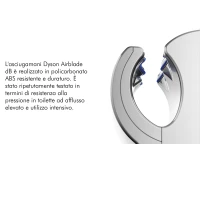 Dyson Airblade db Hands Dryers Quick Hygienic Wall-Mounted Towel