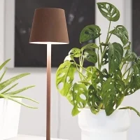 Lampo battery led table lamp with round base Lampo battery led table lamp with round base