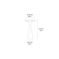 Sovil Syria portable table lamp battery ip54