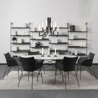 Kartell sedia Q/Wood Soft