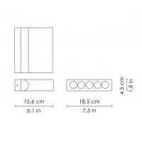Ai Lati Stola Lampada da Parete LED Applique Orientabile