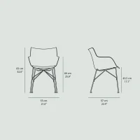 Kartell Q/Wood chair