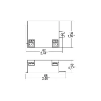 TCI Alimentatore DC 12W 350mA BMU corrente costante 100-240Volt
