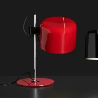 Oluce Coupé Scarlet Red led table lamp