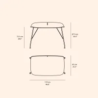 Kartell scrivania Earl of Wood